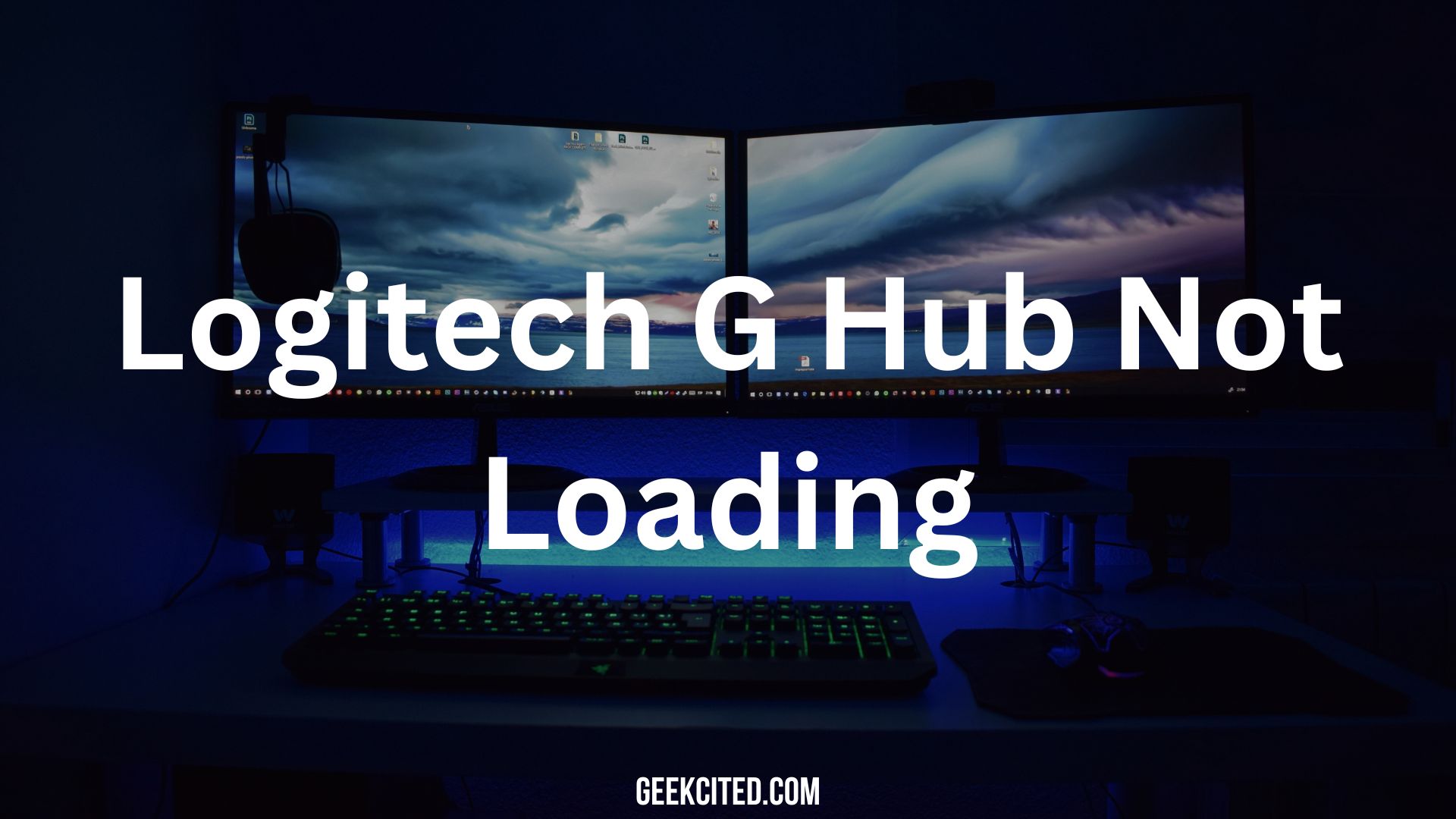 Logitech G Hub Not Loading