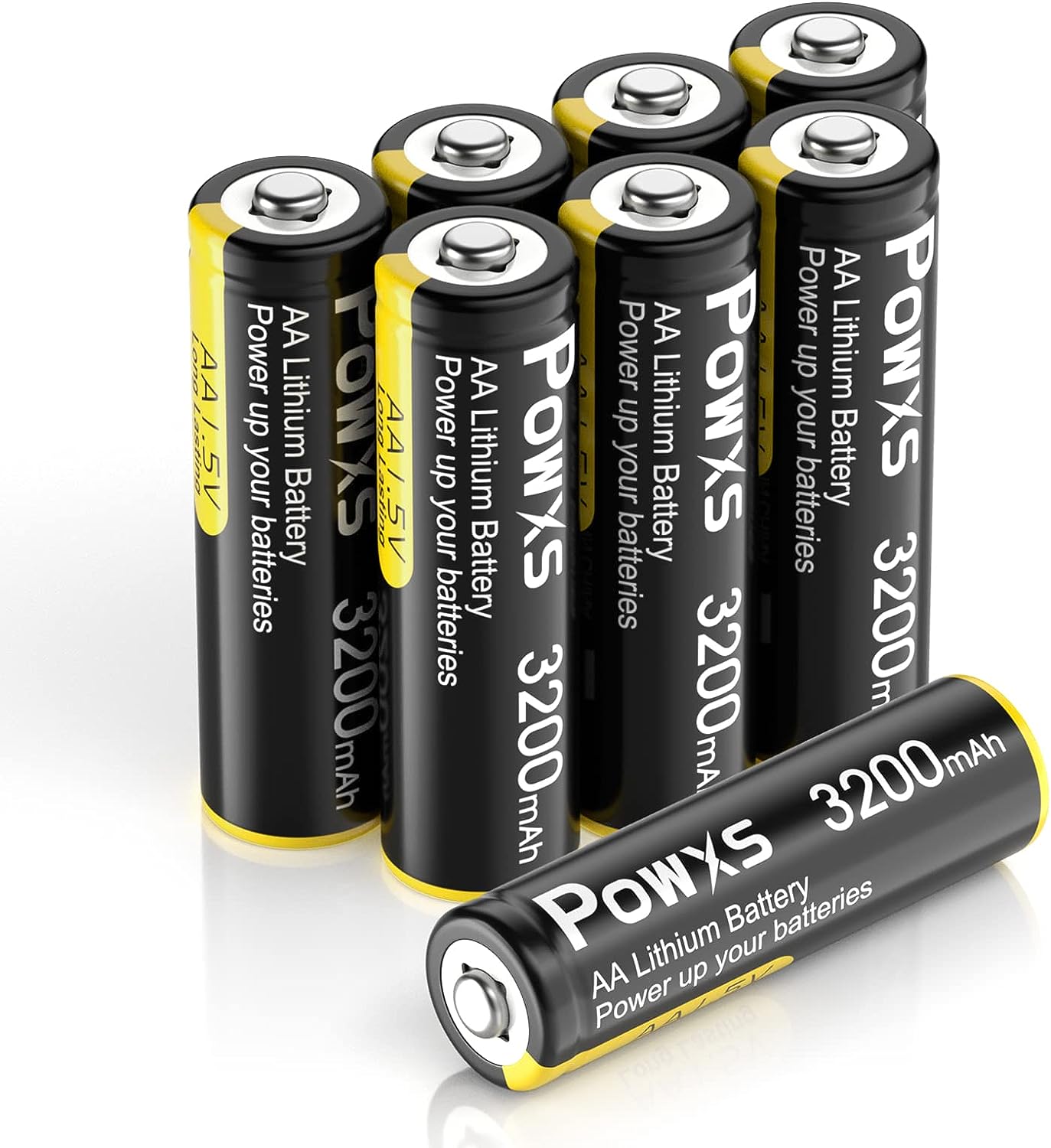 POWXS Lithium Iron Double A Batteries