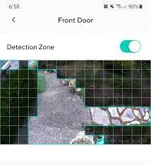 detection zone wyze camera