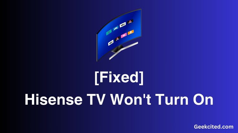 hisense tv won't turn on